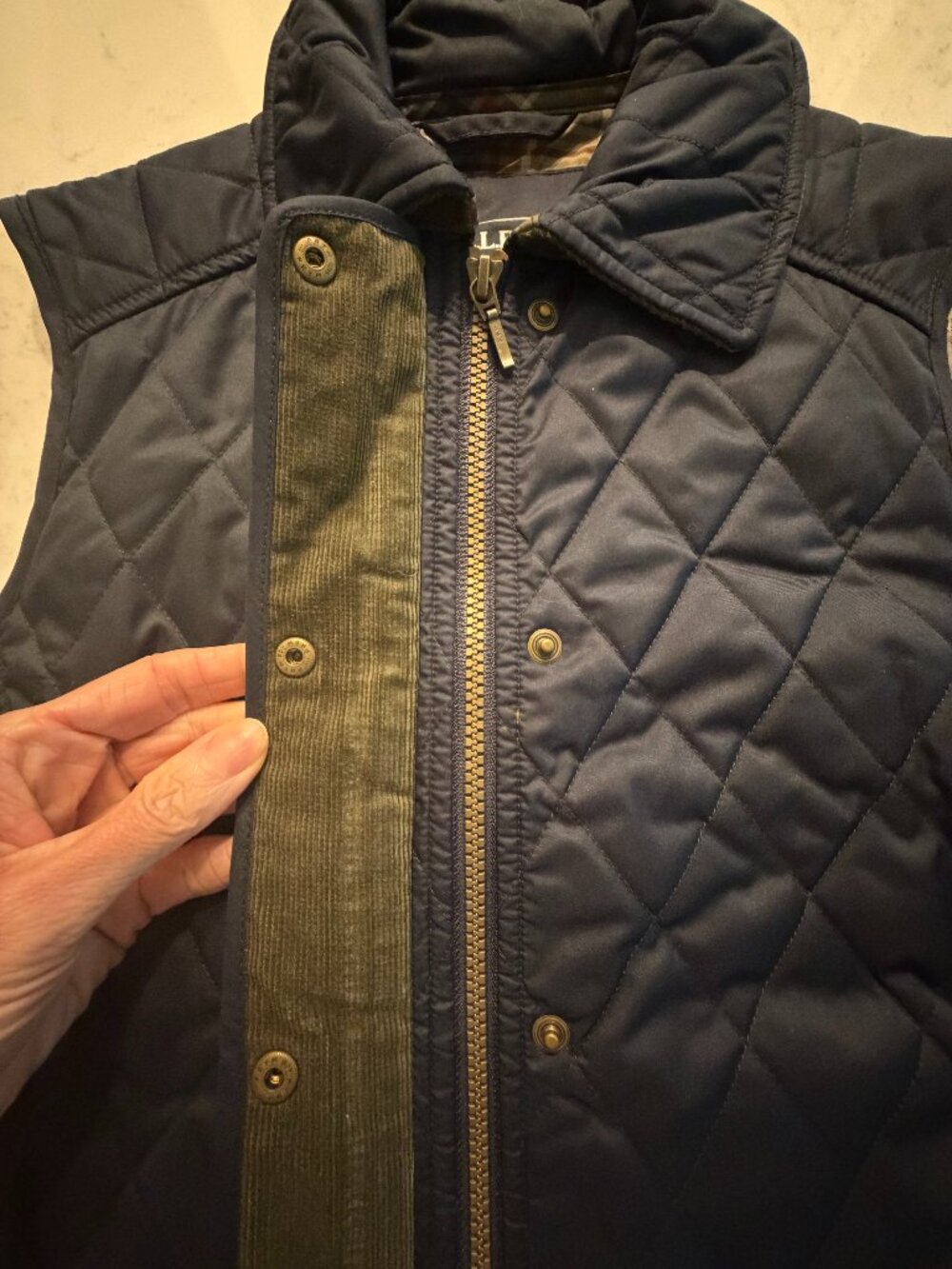 L.L. Bean XS Misses Quilted Vest NWOT